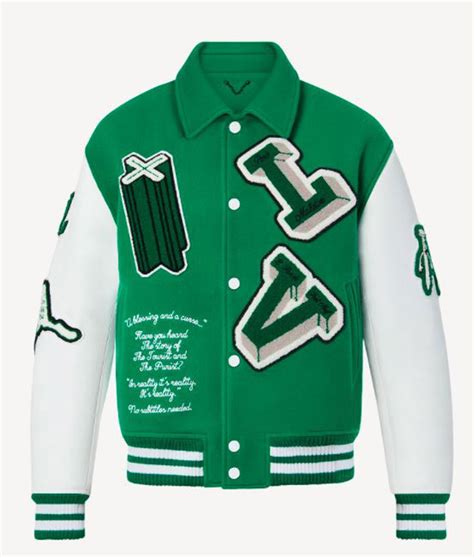 bomber jacket lv|louis vuitton varsity jacket price.